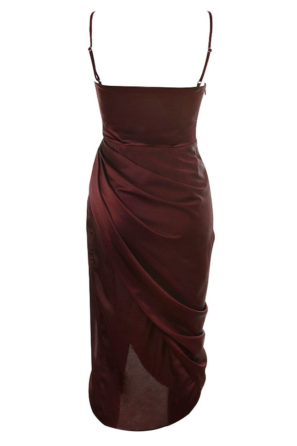 Baylor - Satin Balconnet Kleid Korsett