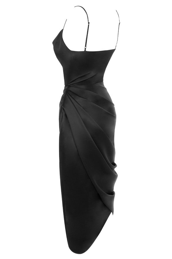 Baylor - Satin Balconnet Kleid Korsett
