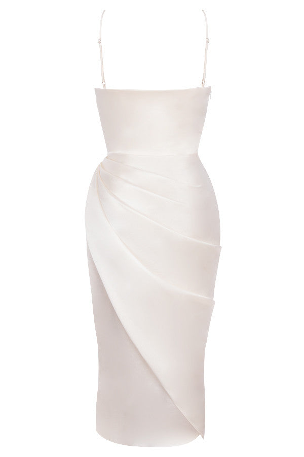 Baylor - Satin Balconnet Kleid Korsett