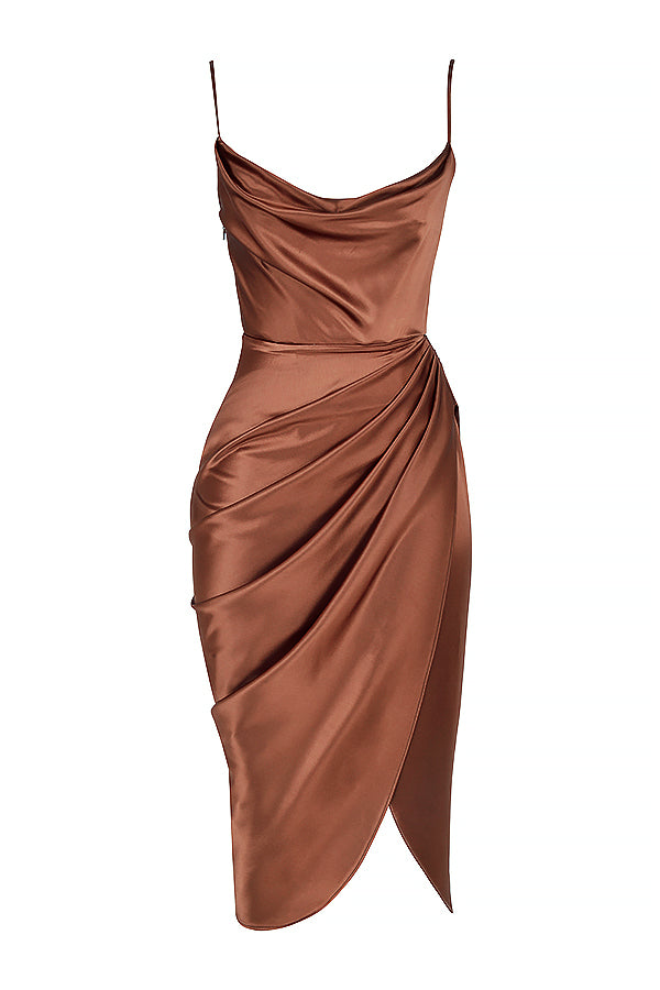 Baylor - Satin Balconnet Kleid Korsett