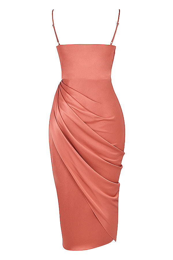 Baylor - Satin Balconnet Kleid Korsett