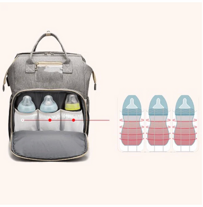 Multifunktionaler Babyrucksack mit Wickeltisch für Unterwegs