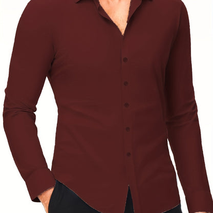 Daan - Männer schlank Passform Hemd Stretch Komfort von Casual bis Business look