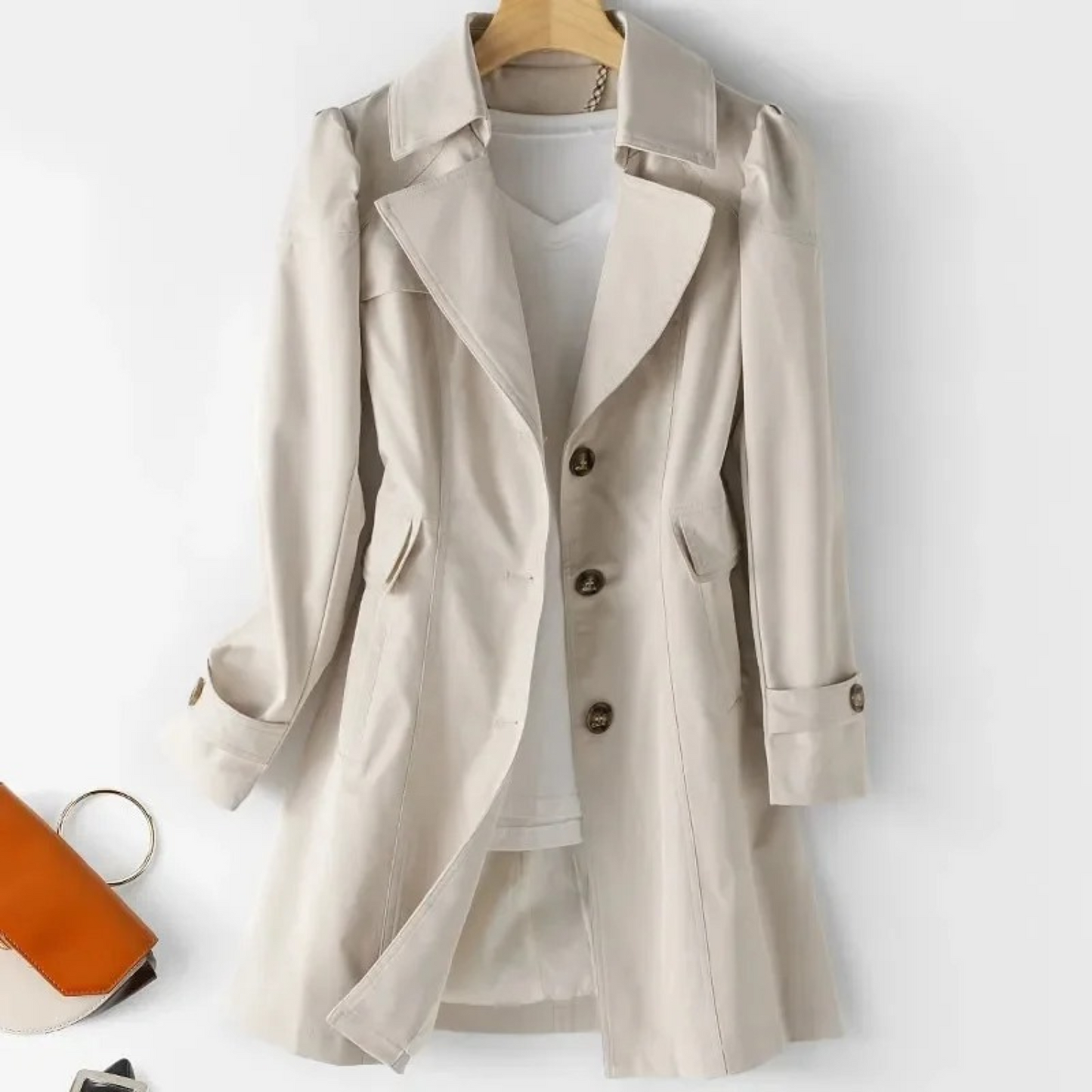 Feline - celestia stilvoller Trenchcoat für Damen