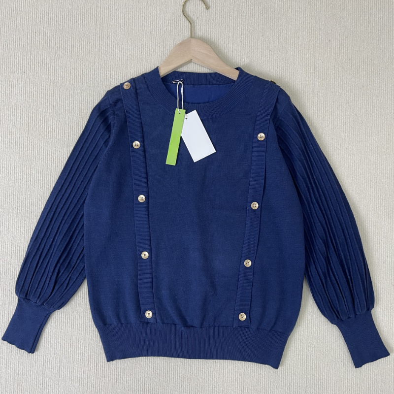 Cadenca - Schlichter Pullover mit Rundhalsausschnitt