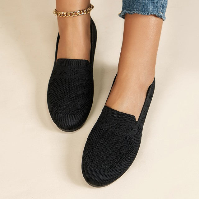 Hannah - Blau Atmungsaktive Mesh-Schuhe