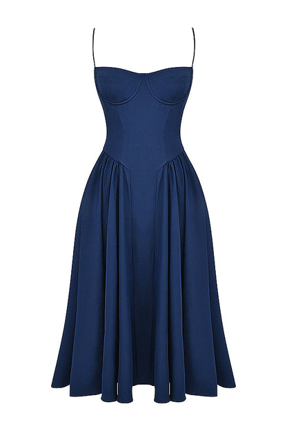 Brantley - Midikleid mit Twill-Korsett