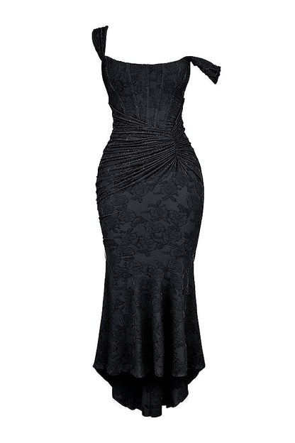 Mylah - Texturiertes Maxikleid
