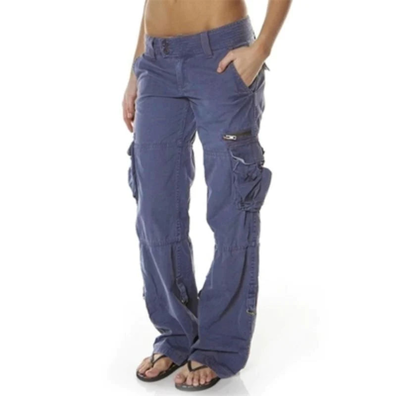 Abigail - lässig Cargohose für Frauen mit Taschen