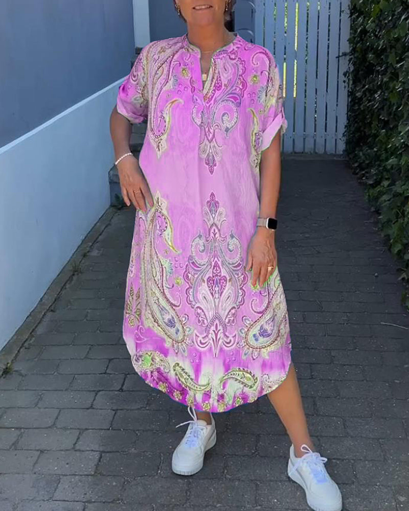 Vik - elegantes Kleid mit V-Ausschnitt