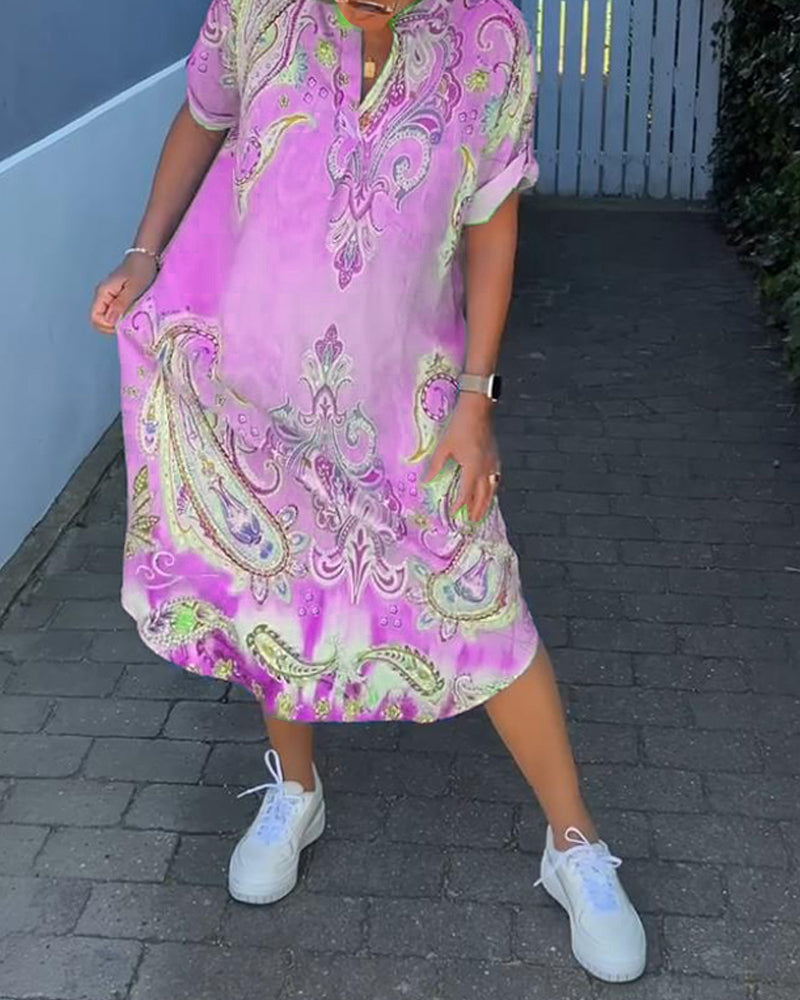 Vik - elegantes Kleid mit V-Ausschnitt