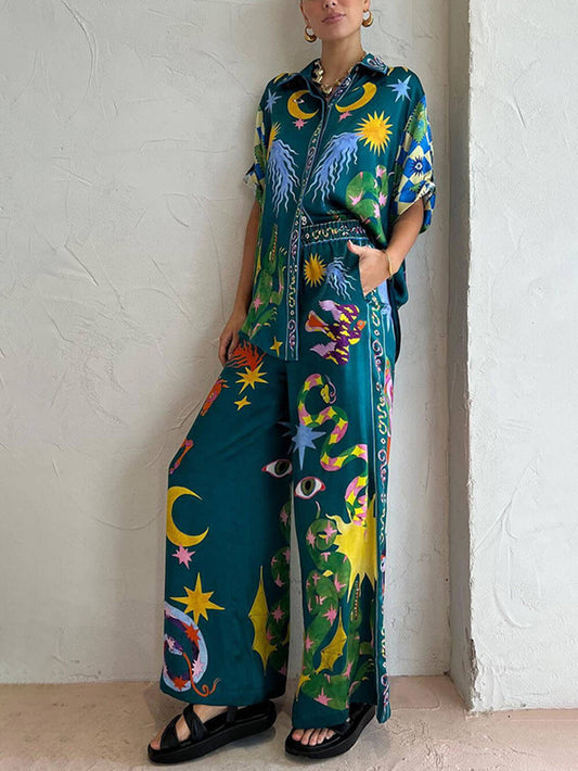 Alide - Himmlischer Druck Co-Ord Set