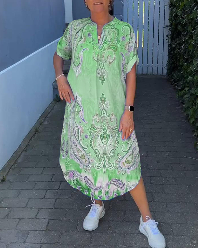 Vik - elegantes Kleid mit V-Ausschnitt