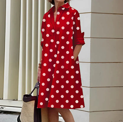 Natalie - modisches Kleid mit Polokragen