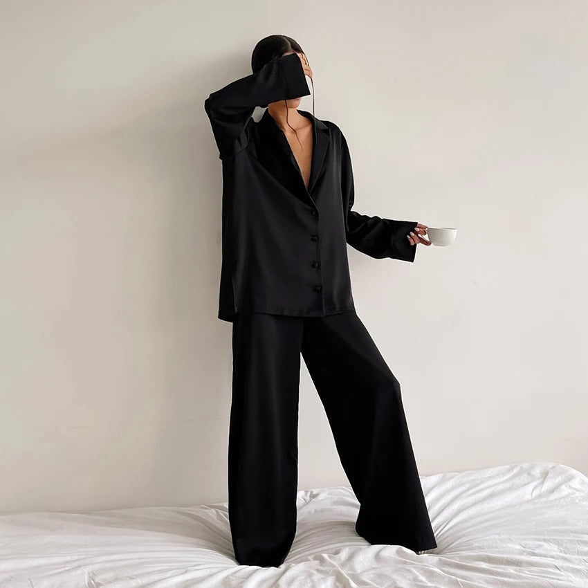 Lily - Satin-zuknöpfen-Set