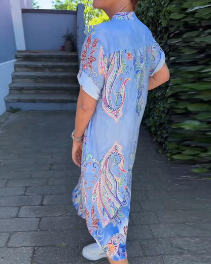 Vik - elegantes Kleid mit V-Ausschnitt