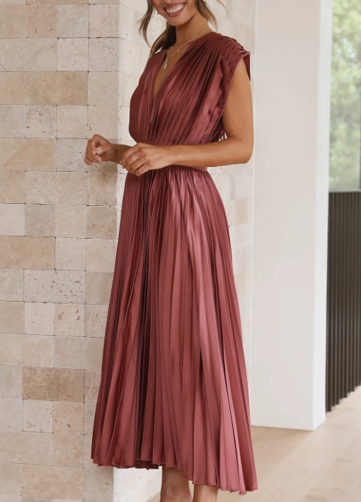 Eileen - Ärmelloses Maxikleid für Frauen
