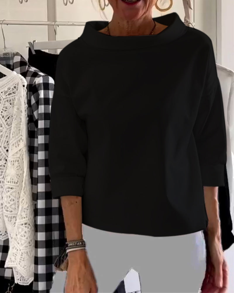 Ella - Boot Nacken lose fit top