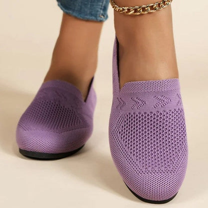 Hannah - Blau Atmungsaktive Mesh-Schuhe