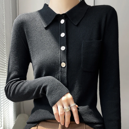Yolove - Damen-Rollkragenpullover aus 100% reiner Merinowolle, weicher Pullover
