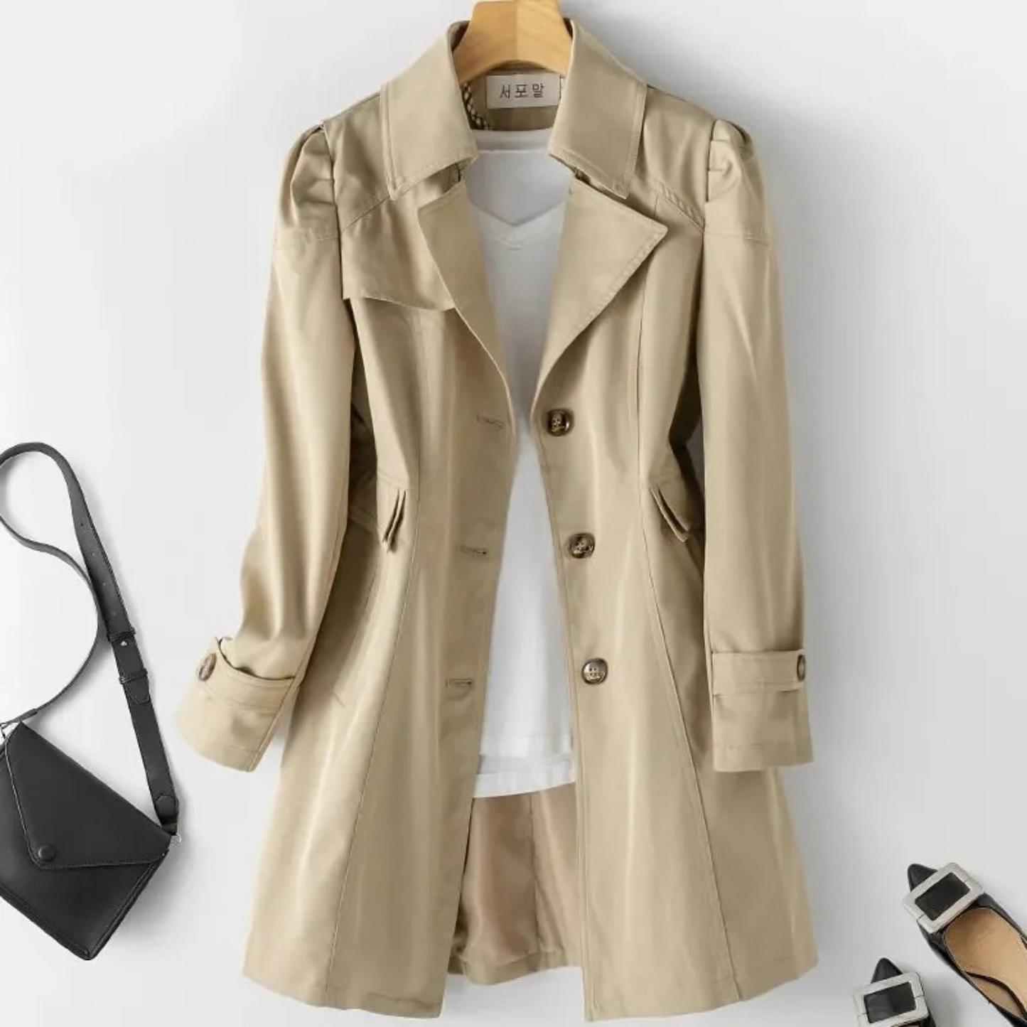 Feline - celestia stilvoller Trenchcoat für Damen