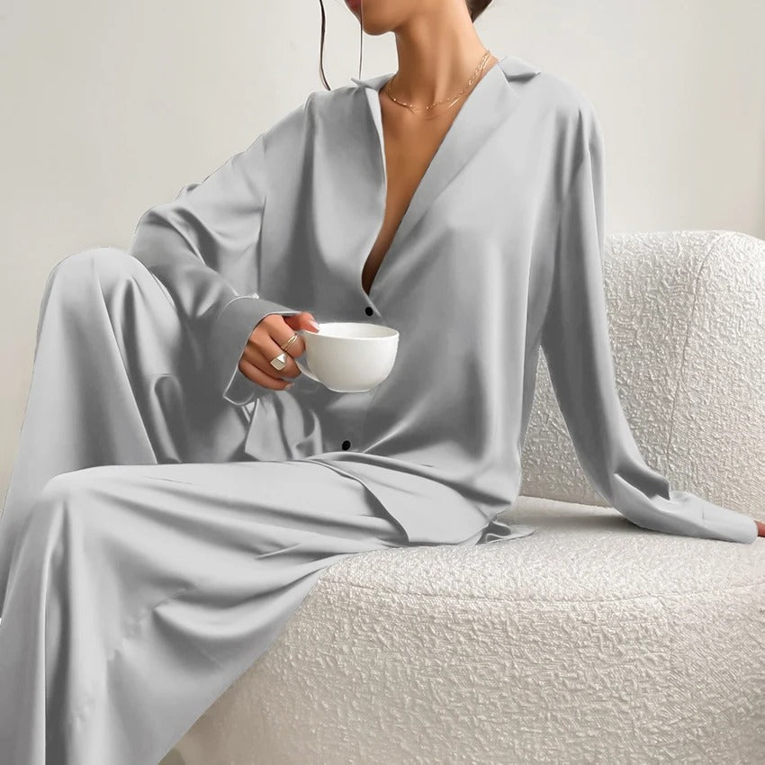 Lily - Satin-zuknöpfen-Set