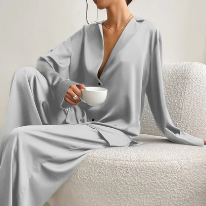 Lily - Satin-zuknöpfen-Set