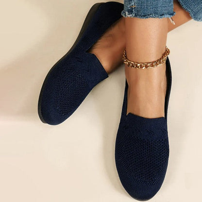 Hannah - Blau Atmungsaktive Mesh-Schuhe