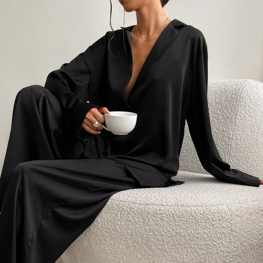 Lily - Satin-zuknöpfen-Set