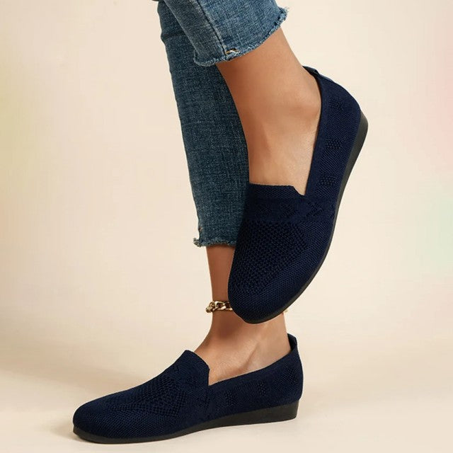 Hannah - Blau Atmungsaktive Mesh-Schuhe