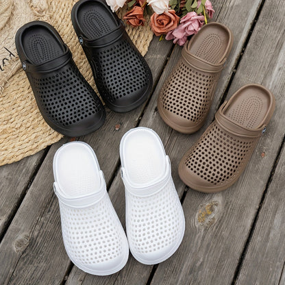Jasmine - Modische, bequeme, orthopädische EVA-Clogs mit dicker Sohle und atmungsaktiven Löchern