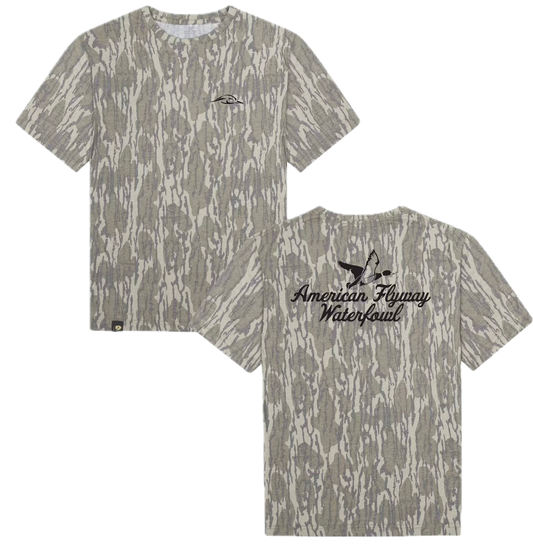 Jack - Amerikanische Flugroute Wasservogel-Tarnung Grafik-T-Shirt