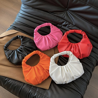Julia - Croissant Runde modische Designer Handtasche
