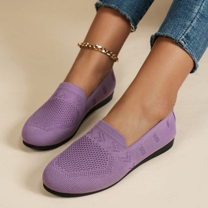 Hannah - Blau Atmungsaktive Mesh-Schuhe