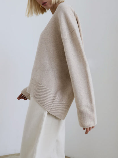 Patricia -. Übergröße, superweicher gestrickt Pullover für mühelos Komfort