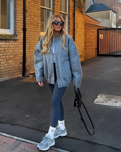 Rim - trendige Strickjacke in Übergröße für ultimativen Komfort und Stil
