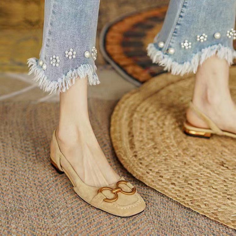Suuze - elegante Slingbacks aus Wildleder