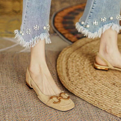 Suuze - elegante Slingbacks aus Wildleder
