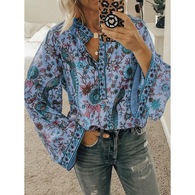 Ximena - Sommerblusen für Frauen mit A-Linien-Silhouette