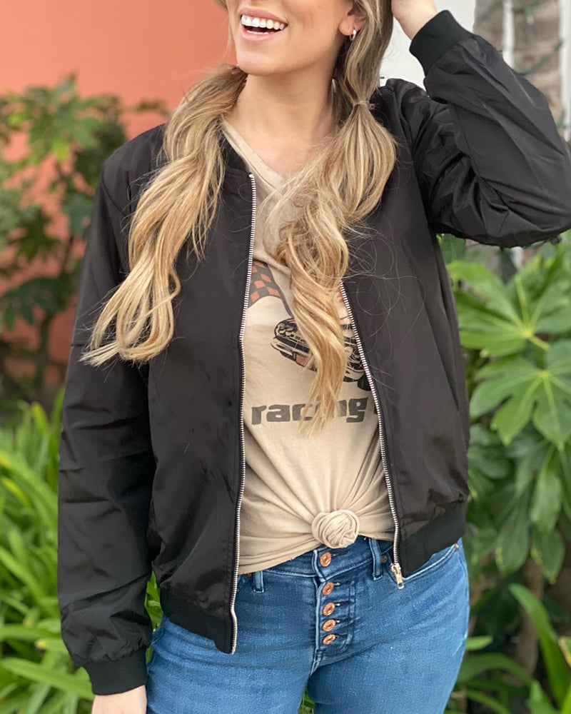 Maya - Stilvolle klassische Bomberjacke mit Taschen - perfekt für jede Gelegenheit