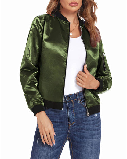 Maya - Stilvolle klassische Bomberjacke mit Taschen - perfekt für jede Gelegenheit