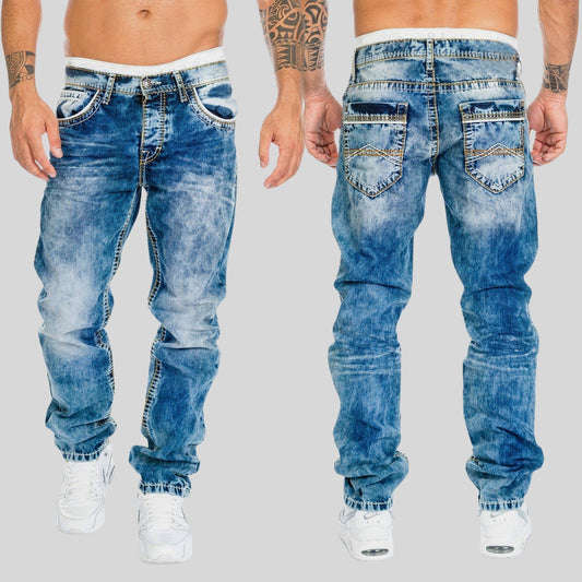 Ethan - Getragene Denim-Jeans