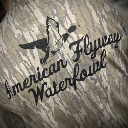 Jack - Amerikanische Flugroute Wasservogel-Tarnung Grafik-T-Shirt