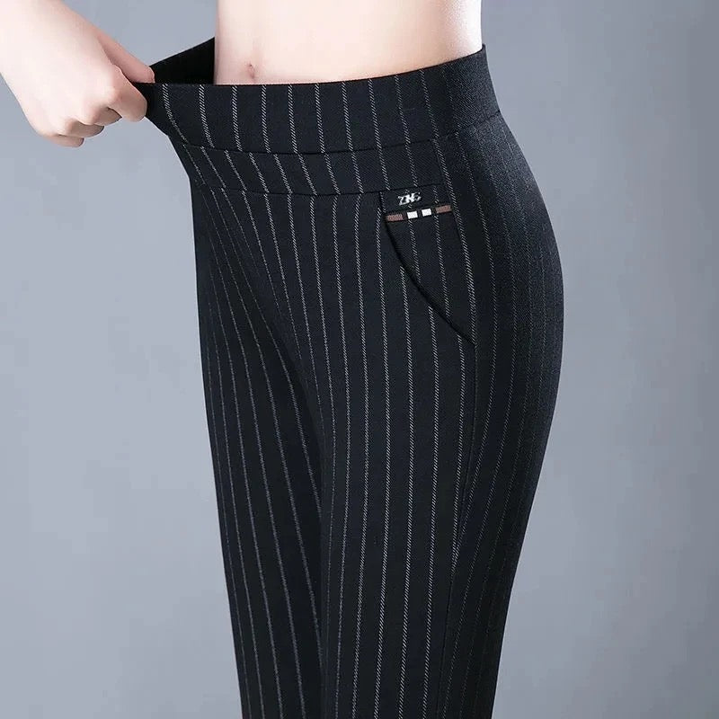 Ophelia - Schwarze Stretch-Damenhosen für ultimativen Komfort
