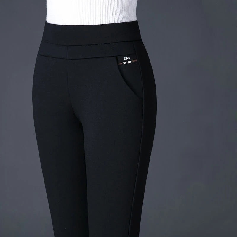 Ophelia - Schwarze Stretch-Damenhosen für ultimativen Komfort