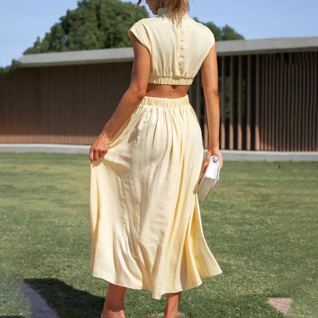 Hera - elegantes einzigartig geschnittenes Kleid
