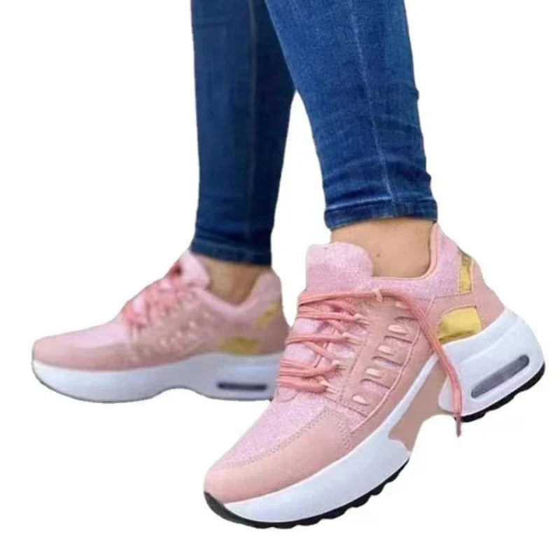 Stella - Comfy-Stride: breite orthopädische Schuhe mit atmungsaktivem Komfort und sicherer rutschfester Sohle