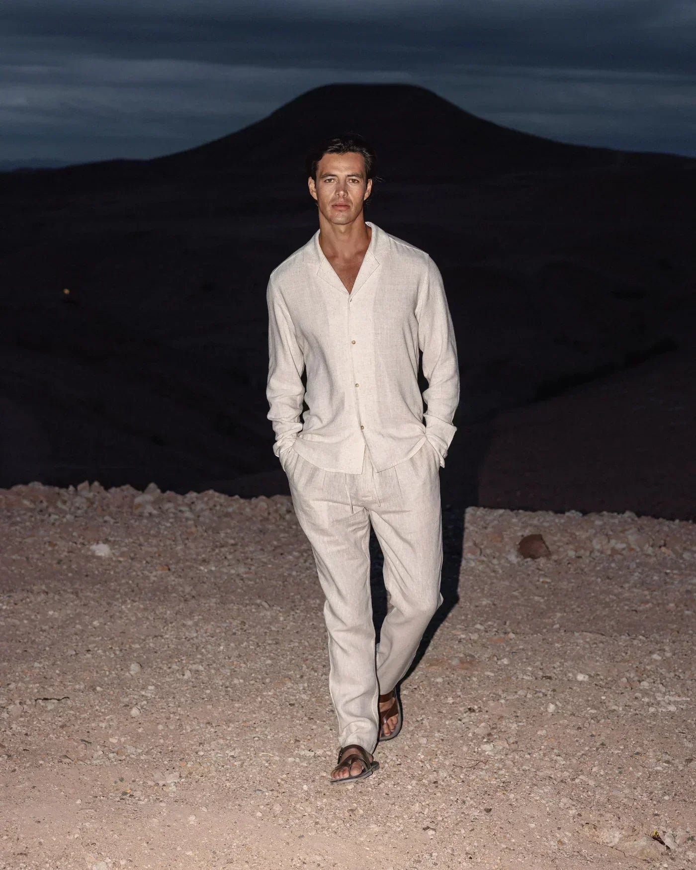 Liam - Herren Leinenhemd und Hosen Set