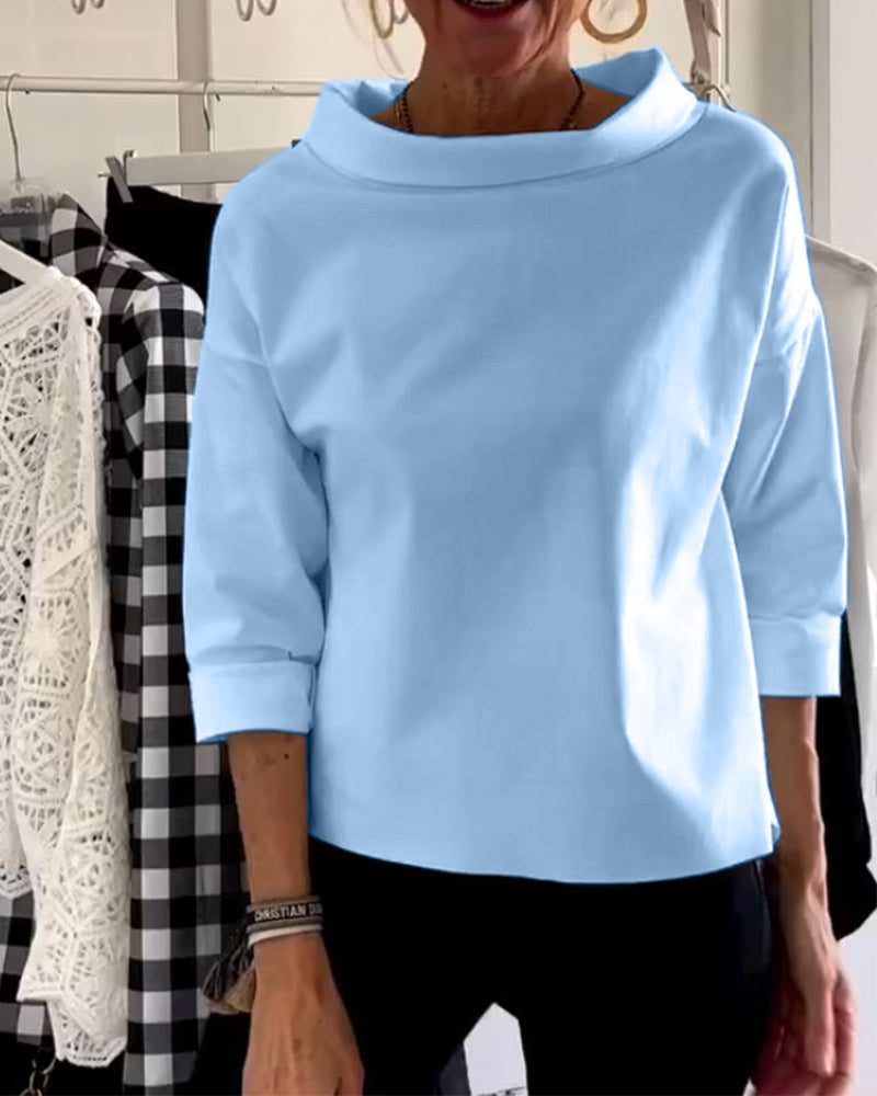 Ella - Boot Nacken lose fit top