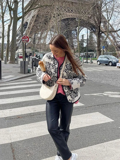 Lotte - Wendejacke mit Vintage-Druck
